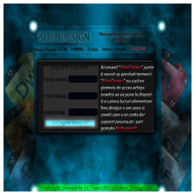 Templates: Index AD-Blue by me