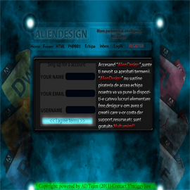 Templates: Index AD-Blue by me
