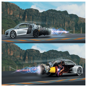 Illustration Art: Speddy Car